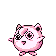 Sprite frontal de Jigglypuff.