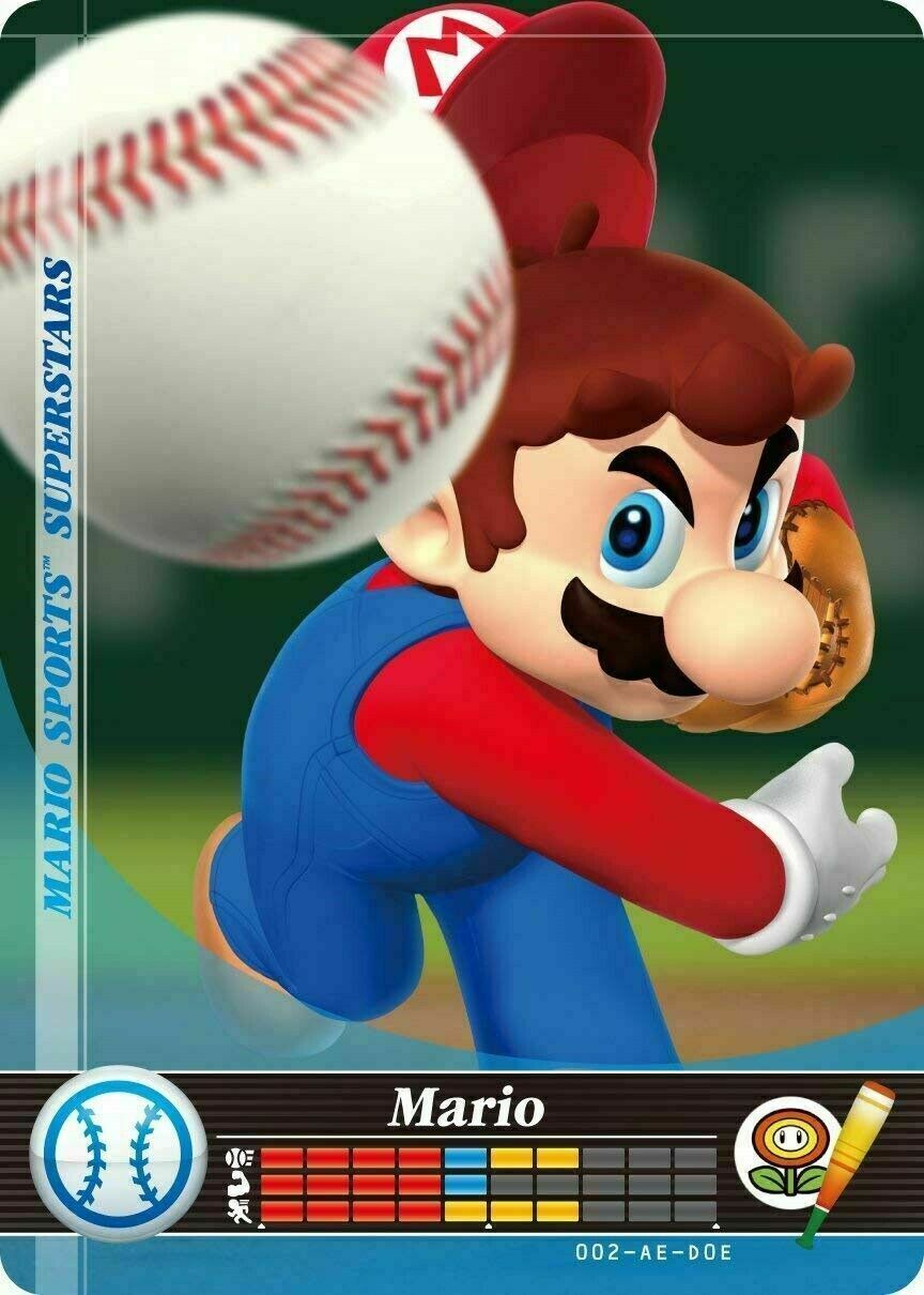 Mario (Béisbol) Mario Sports Superstars amiibopedia Fandom
