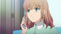 The Heroine Talks On The Phone With Sawa