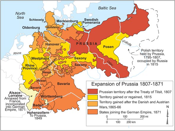 prussia on world map