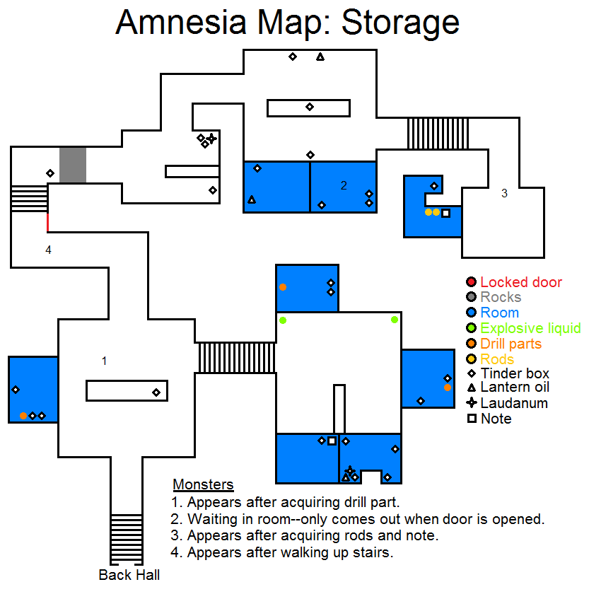 amnesia guest room key