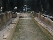 The Temple of Mithras in London.