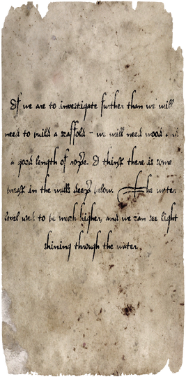 French cistern note