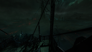 Empire's capital and Tihana's tower view from Kita's laboratory.
