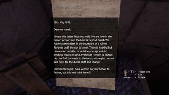 A letter to Hazel