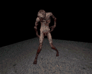 Animated image of a Ghoul walking in the model viewer.