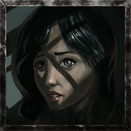 Achievement portrait - an artistic impression of Justine, gone neither altruist nor egotist.