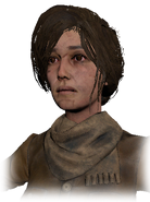 A model of Tasi's face (before her ghoul transformation).