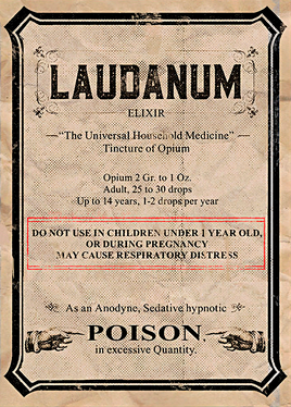 Note arsenal laudanum