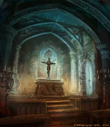 Concept art of St.Dunstan's Church.