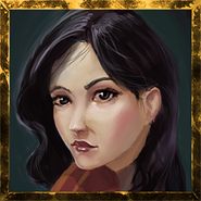 Achievement portrait - an artistic impression of Justine, gone altruist.