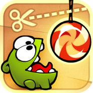 На иконке оригинальной Cut the Rope