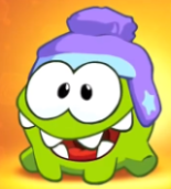 Ам Ням в шапке из Cut The Rope 2