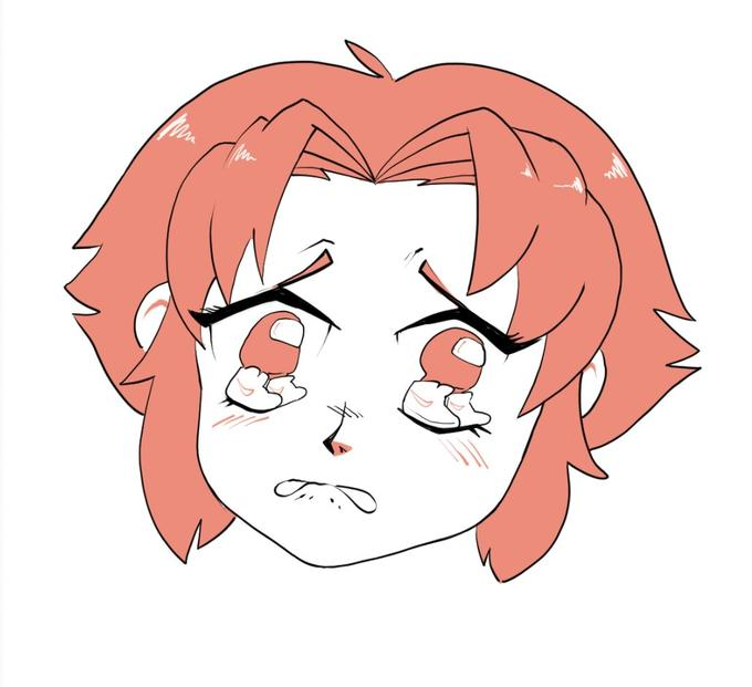 Sad Anime Girl Amogus Eyes Animation by Acefishy on Newgrounds