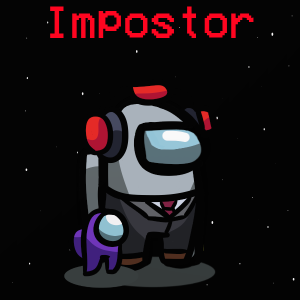 PRO Hacker Impostor in Among us (Animation) - Among us Hacker (sfm
