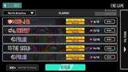 The "Find Game" menu.