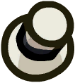The Toppat White Edition while using a ladder.