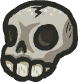 The skull stored in the task.