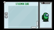 The "Stickmin Cube" placeholder shown while loading a Cosmicube before version 2024.3.6.