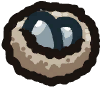 The Two Eggs in a Nest while using a ladder.