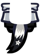 The Shirakami Fubuki Outfit seen from behind.