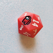 Single D20 Red