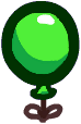 Lime's balloon.