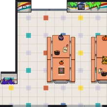 Cafeteria Among Us Wiki Fandom In the files, the cafeteria is one single sprite, and the others are a mess of textures. cafeteria among us wiki fandom