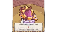 The emergency shell on The Fungle.