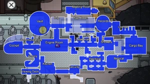 The personal map of The Airship.