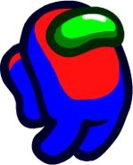 The sprite of a player as they are ejected.