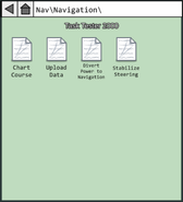 The Task Tester 2000 interface of Navigation on The Skeld.