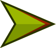 The yellow arrow that appears after completing the first stage of a task.
