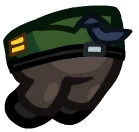 The General Galeforce when the player wearing it is ejected.