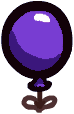 Purple's balloon