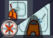 Door Sabotage How to Play.png (29 KB) An Impostor trapping Orange in a room in the How to Play guide.