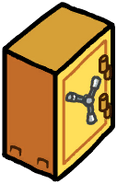 The safe used to complete the task.