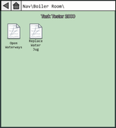 The Task Tester 2000 interface for Boiler Room on Polus.