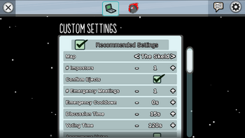 Custom Settings