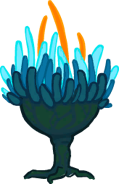 The fourth plant after being watered in the task.