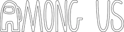 Among Us logo text
