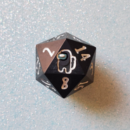 Single D20 Black