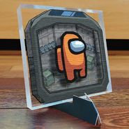 Orange Crewmate Art Tile