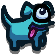 The pets header in the shop.