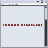 Doorlog during Comms Sabotaged.