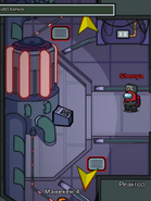 Реактор во время саботажа на The Skeld