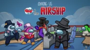 Morado con el traje de Right Hand Man en el arte promocional de The Airship.