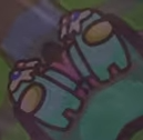 Cyan Mr. Egg in Stoner's Vision as cameo