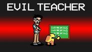 EVIL TEACHER Imposter Role in Among Us...