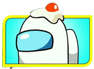 White Mr. Egg Facecam